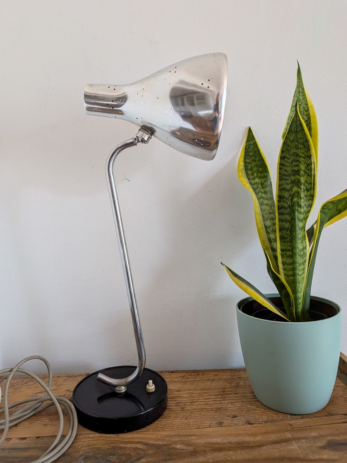 Anglepoise Prescolite Chrome Desk Lamp 1950s Mid Century Modernist Bakelite Rare