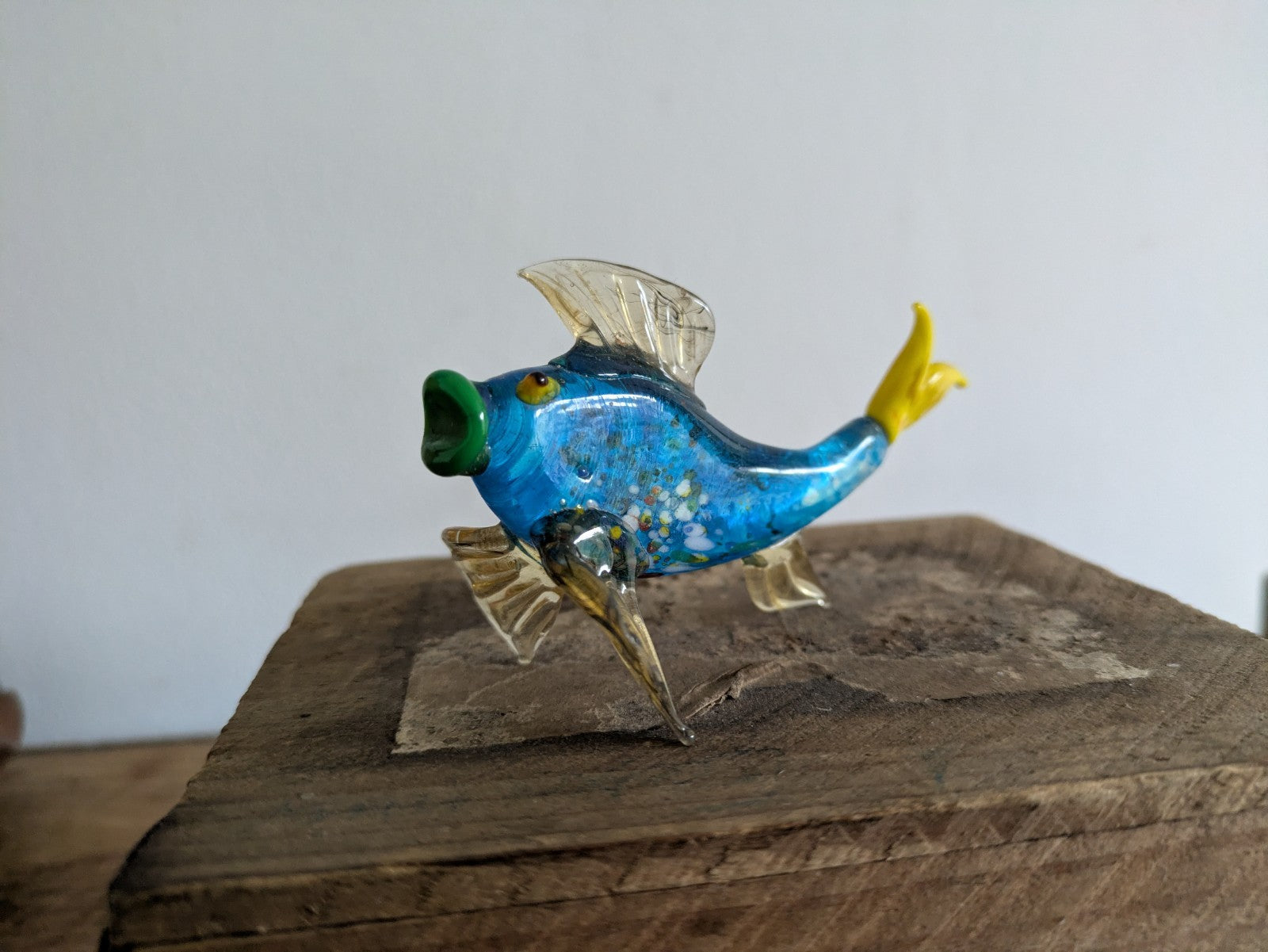 GLASS Animal Murano Glass Art Fish Souvenir Vintage Mid Century Retro Figurine!