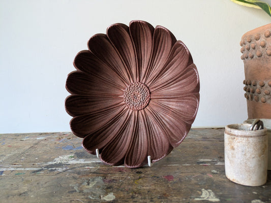 Vintage & Retro - Dialene Better Maid - Flower Shaped Brown Daisy Bowl - Decor