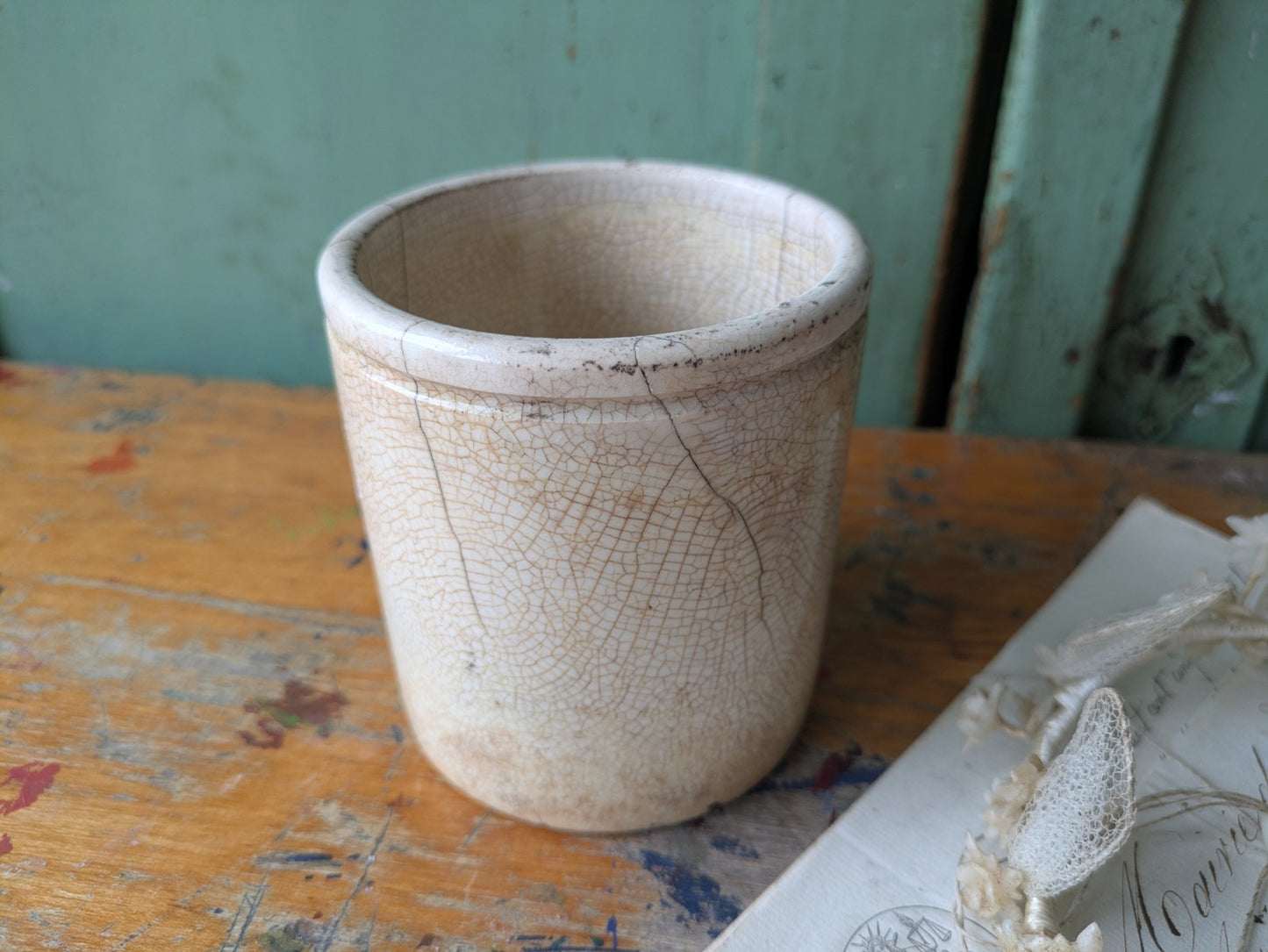 Antique 2 lb James Keiller & Son’s Dundee Marmalade English Advert Pot, c. 1885