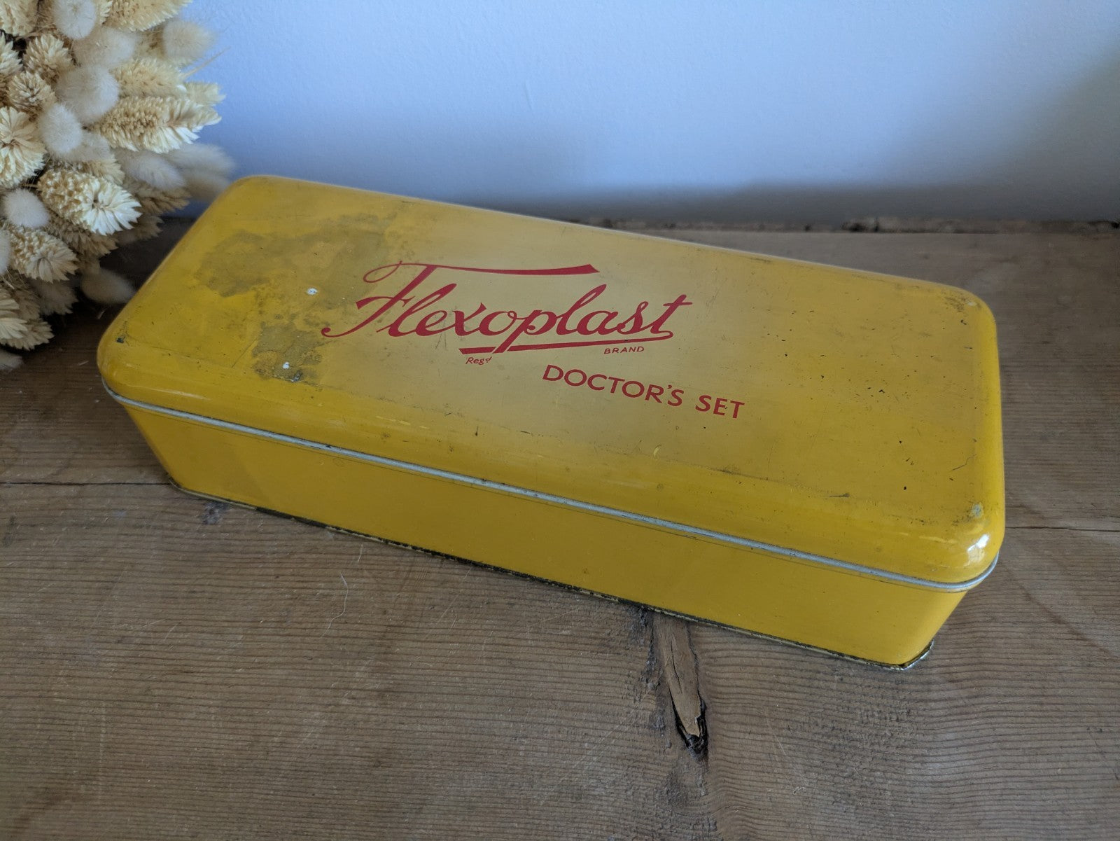 Vintage Flexoplast Doctors Set 1950s With Contents Mid Century Original Prop Vgc