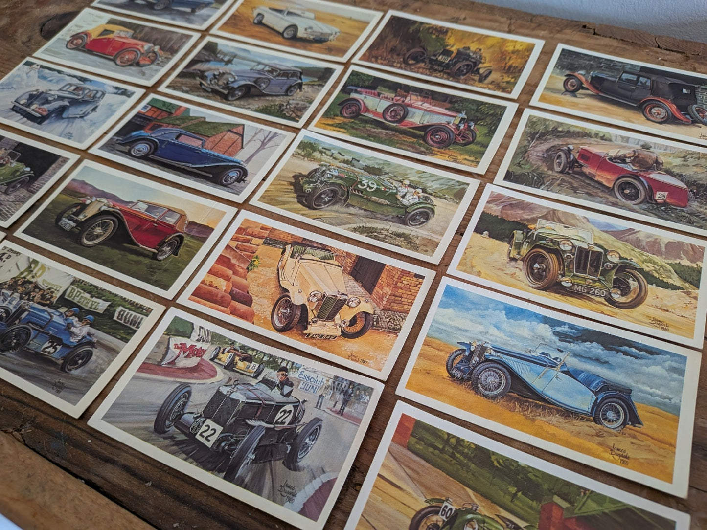 20x Grandee Cigar Cards Famous M.G. Marques Cars Motor Vehicles Job Lot Bundle 