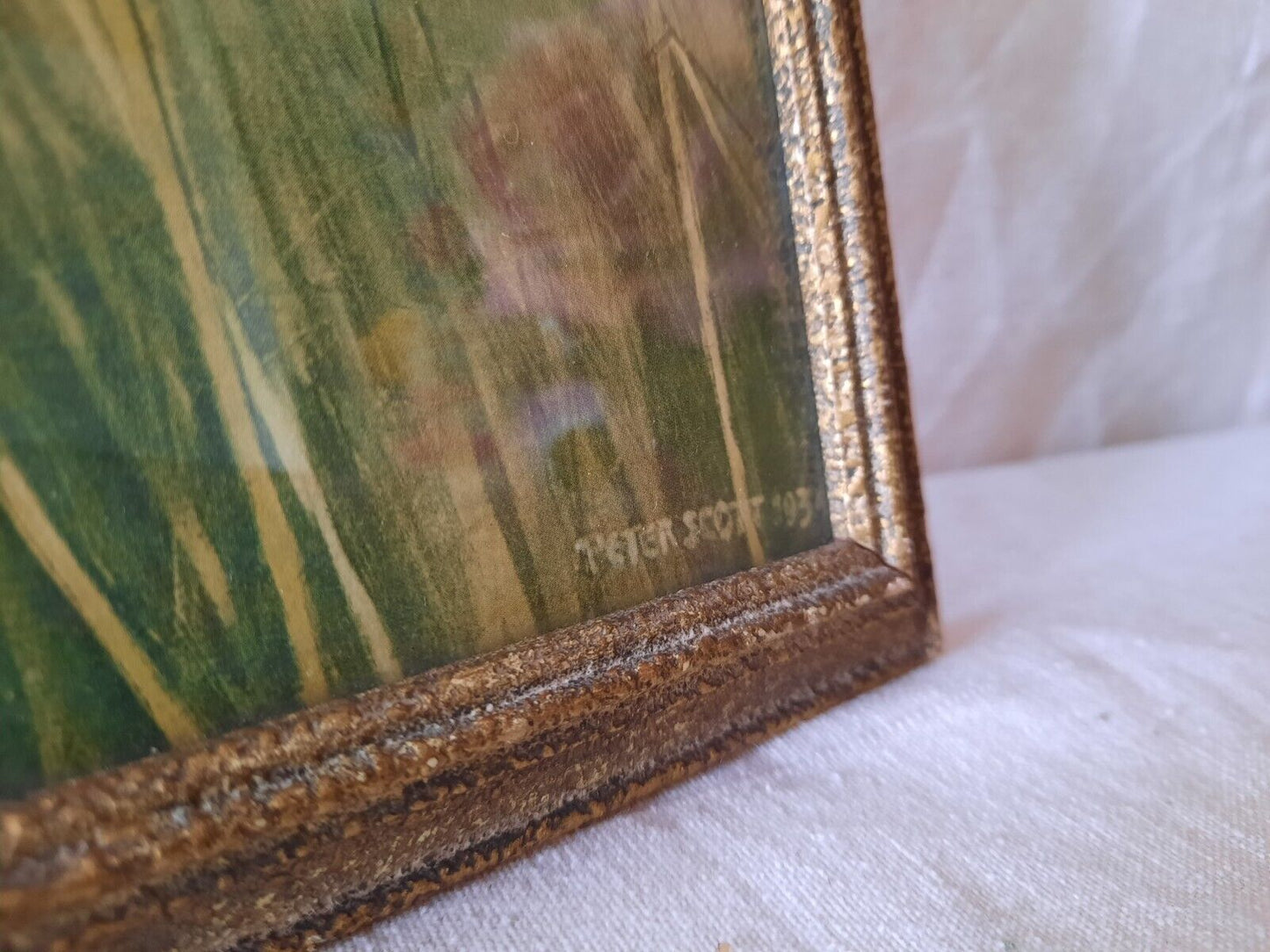 Peter Scott Vintage Framed Print Ducks Taking To Wing 1934 Old Picture Bird Rare