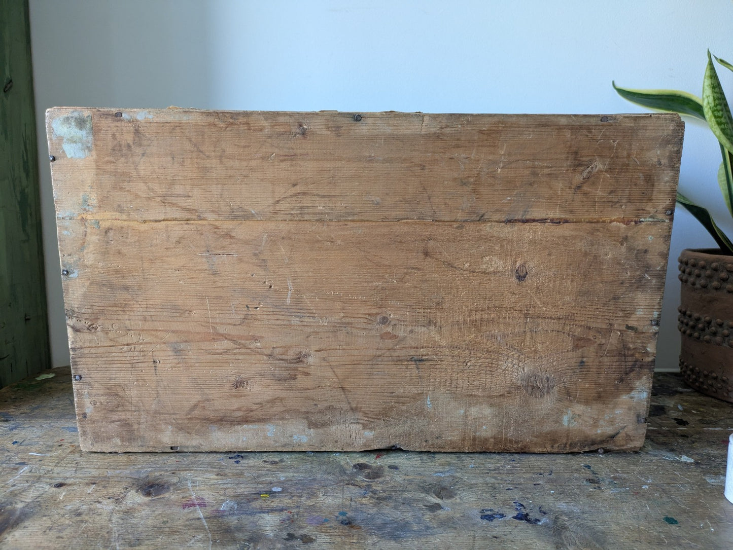 Rare Antique Colman's Mustard Crate 1890 Box Advertising Packaging Vintage Prop