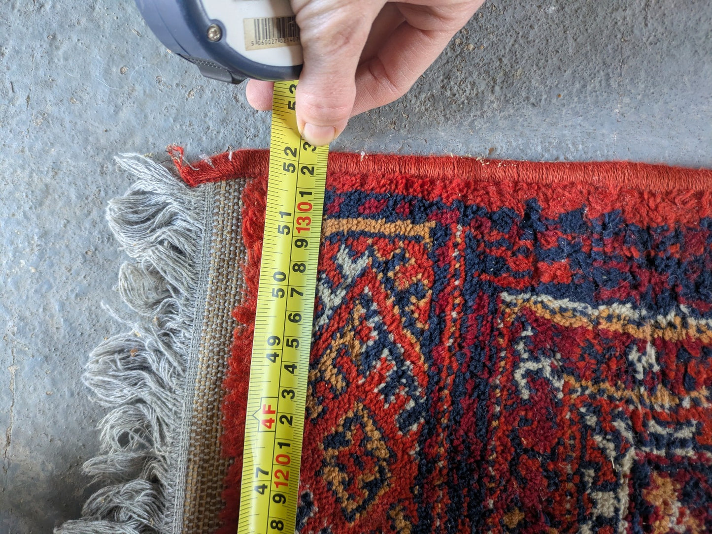 Quality Vintage Bokhara Hand Woven Silk Hanging Jahore Rug 132.5x 178cm Carpet 
