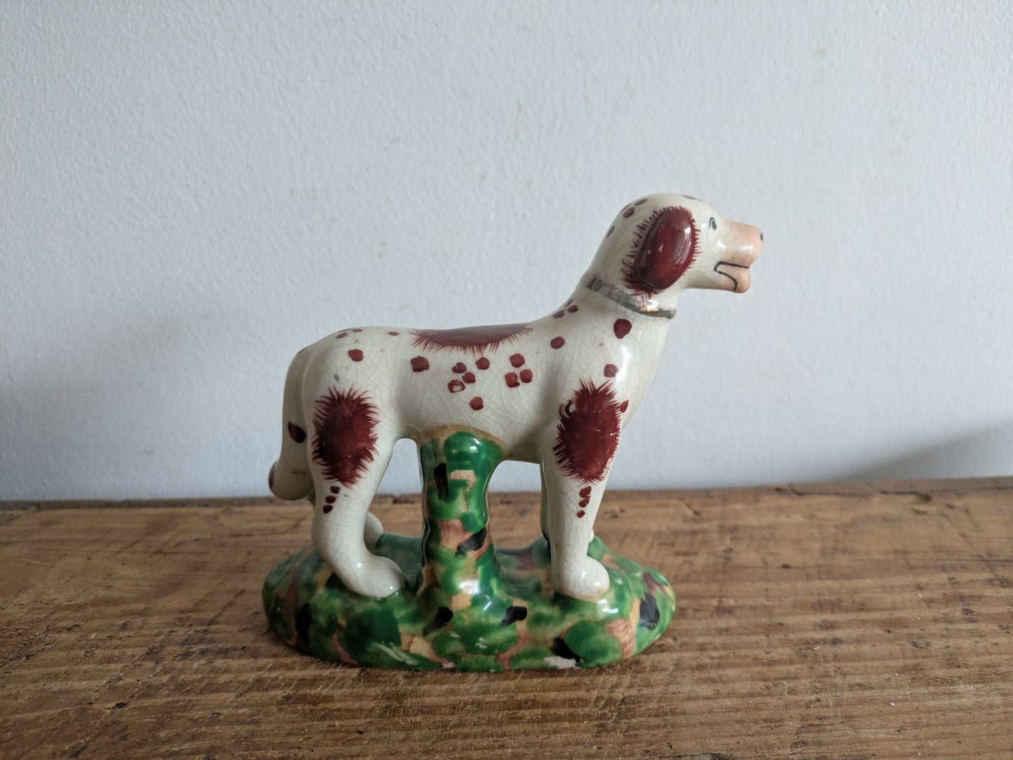 Staffordshire Dog Figure Ornament Victorian Mantel Art Antique 19th 20th Century