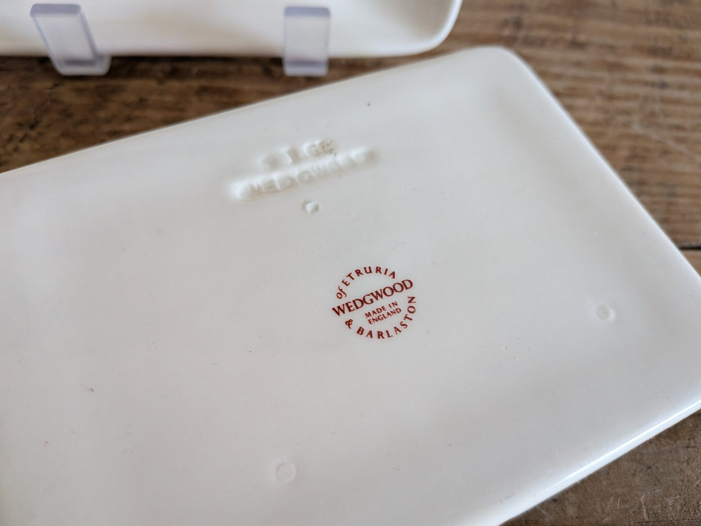 Wedgewood The Wiggins Teape Group Papermakers 1761-1961  Butter Dish Lid Tray 