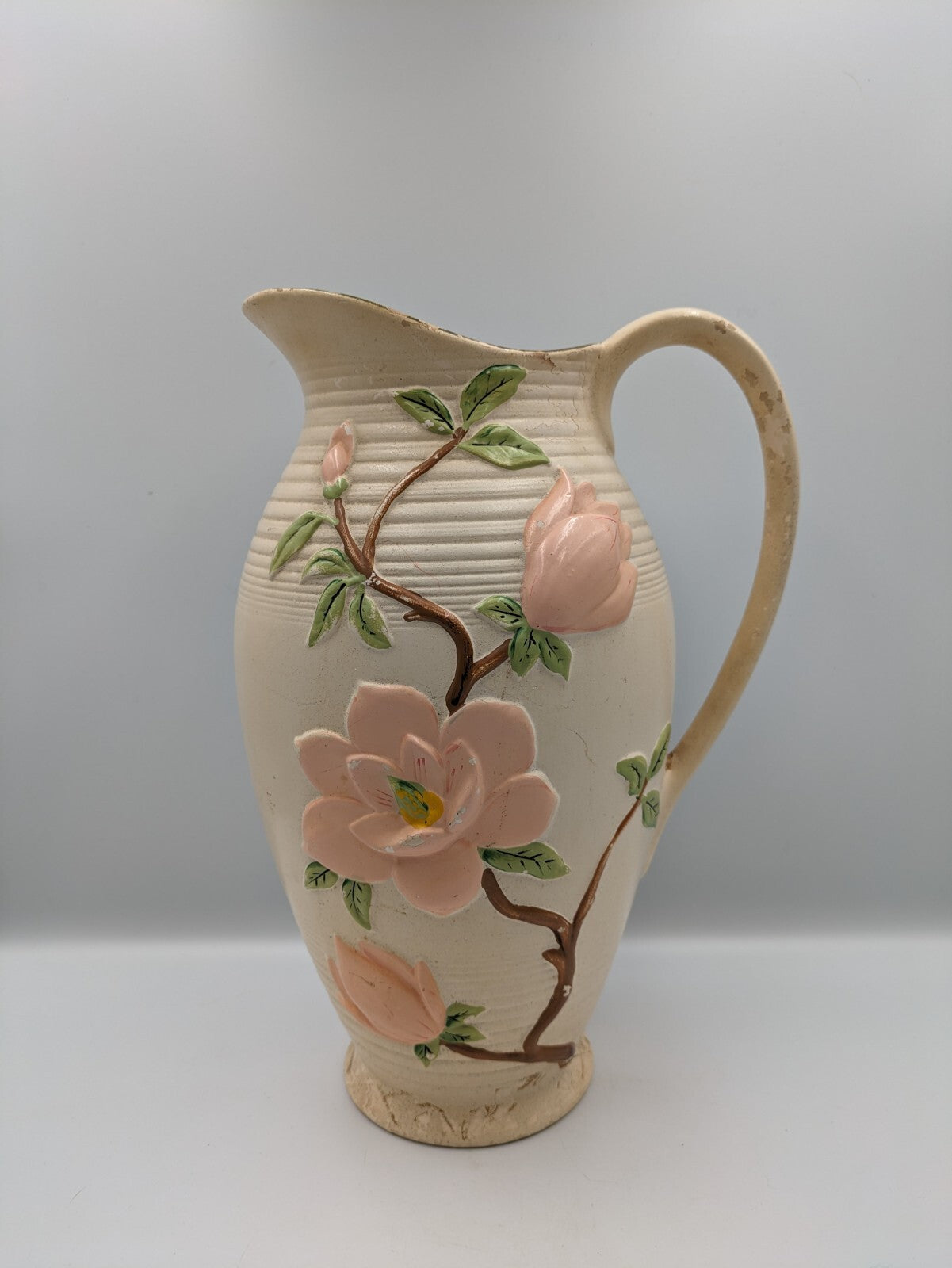 Vintage Art Deco Brentleigh Ware Teresina Vase Early Magnolia Jug Callao 3.6lt