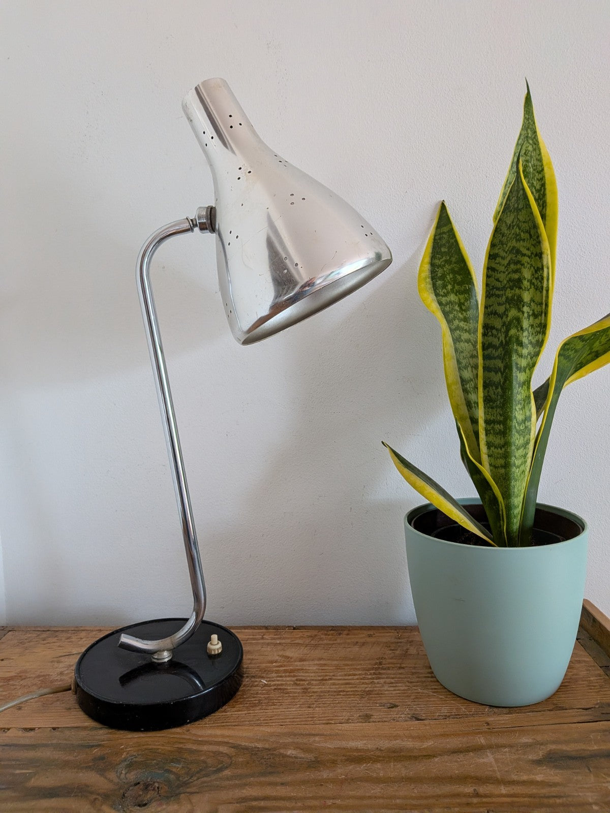 Anglepoise Prescolite Chrome Desk Lamp 1950s Mid Century Modernist Bakelite Rare