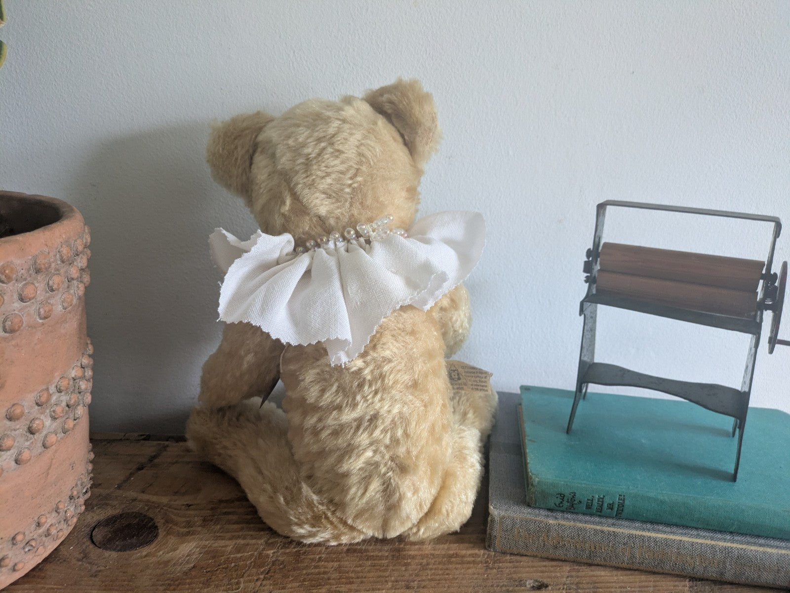 Antique Merrythought English Old 1930s Jointed Mohair Teddy Bear Arriculated Vgc