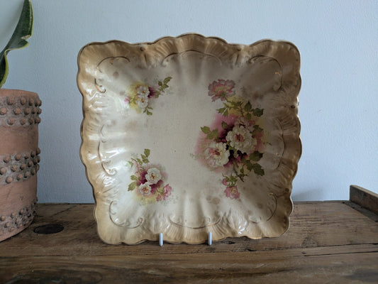 Antique Royal Edward Ware C & S Ltd  G & S Ltd Bowl Dish Plate Fluted Vintage 