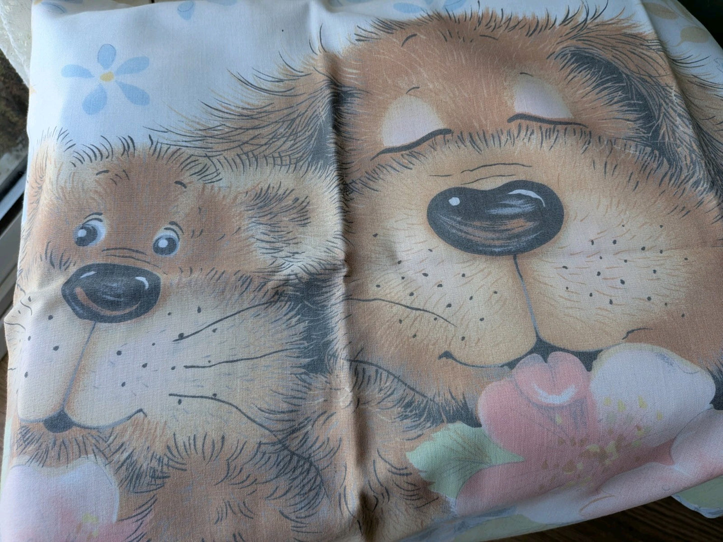 Snatch Dog Duvet Cover Pillowcase Vintage 90s Sue Hall Fabric Set Sheet Blue