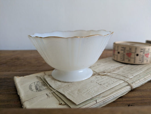 1x VTG MacBeth Evans Monax American Sweetheart Dessert Bowl Dish Sherbet Lustre