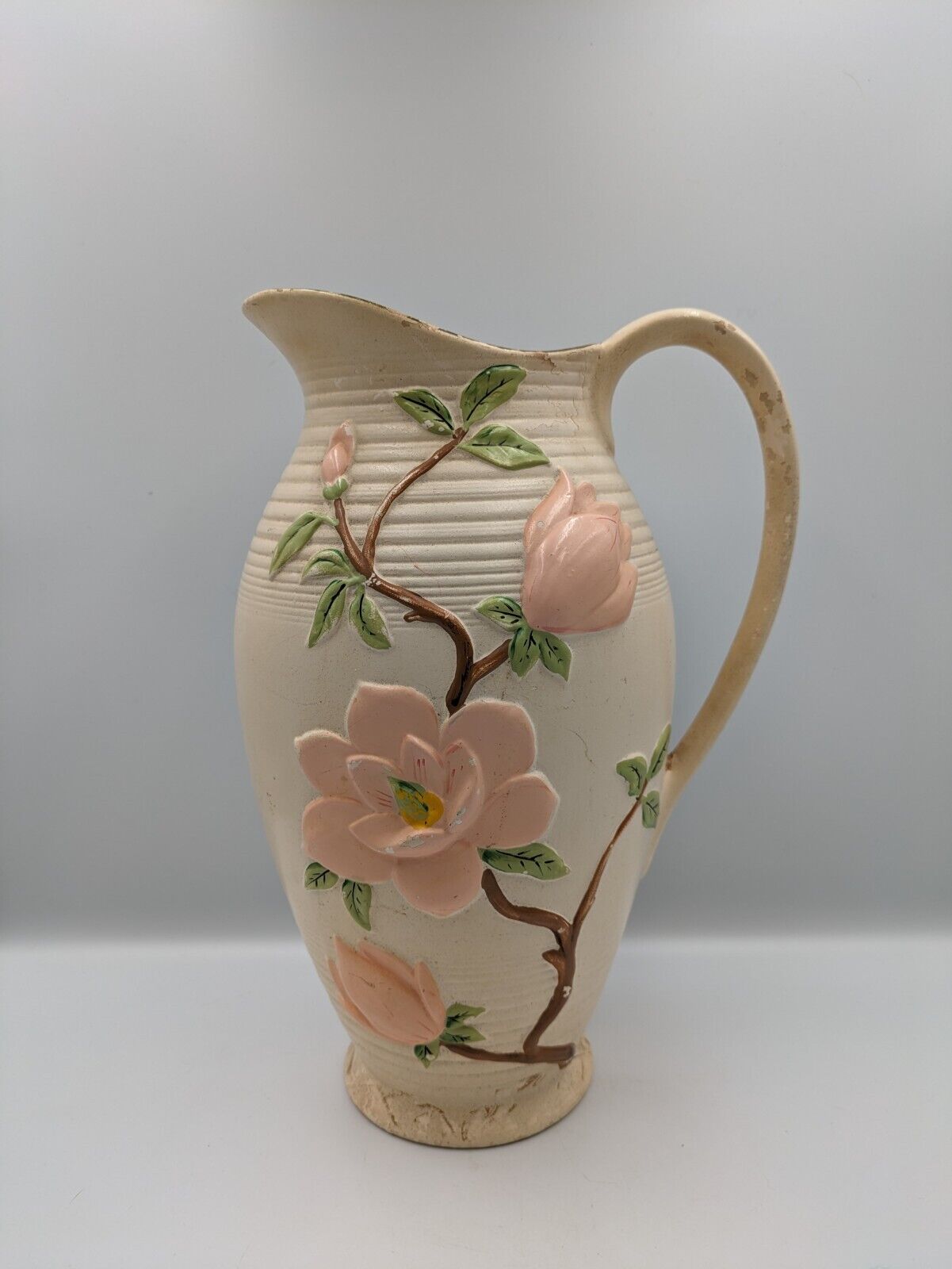 Vintage Art Deco Brentleigh Ware Teresina Vase Early Magnolia Jug Callao 3.6lt
