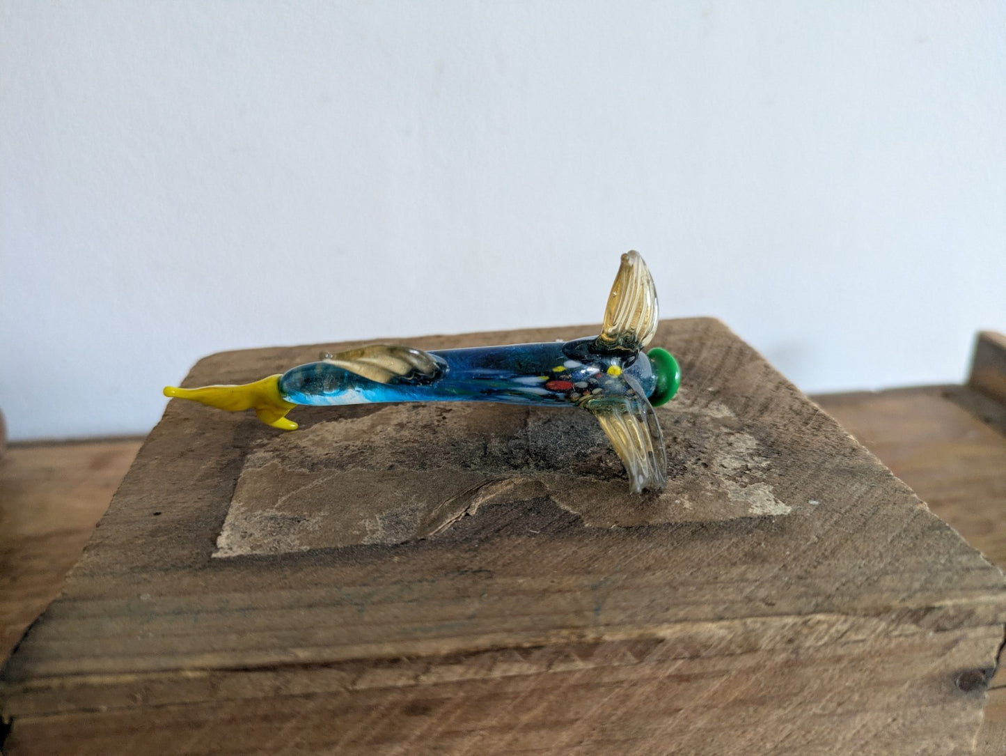 GLASS Animal Murano Glass Art Fish Souvenir Vintage Mid Century Retro Figurine!