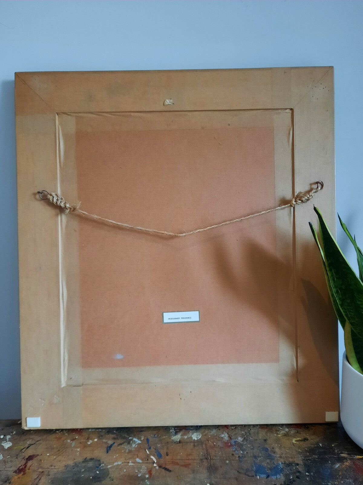 Vintage 50s Framed floral bouquet PRINT original VERNON WARD Midsummer Fragrance