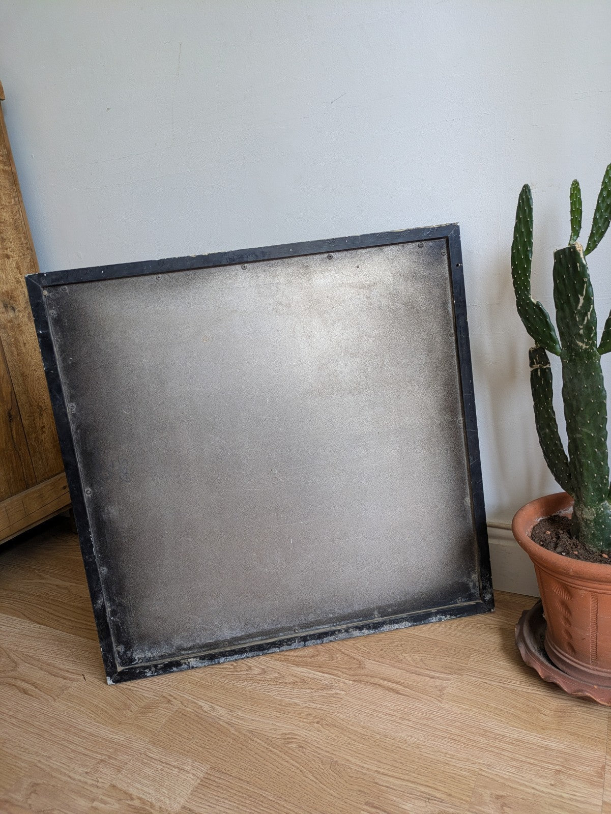 Vintage Large Metal Pub Sign No Liability Valuables Dining Car Park Black Square