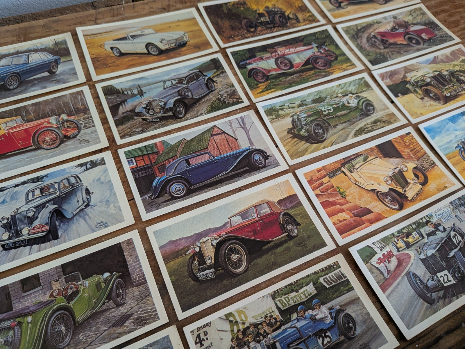 20x Grandee Cigar Cards Famous M.G. Marques Cars Motor Vehicles Job Lot Bundle 