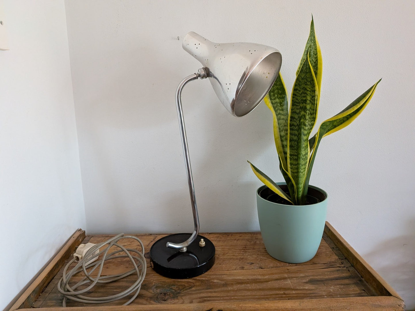 Anglepoise Prescolite Chrome Desk Lamp 1950s Mid Century Modernist Bakelite Rare