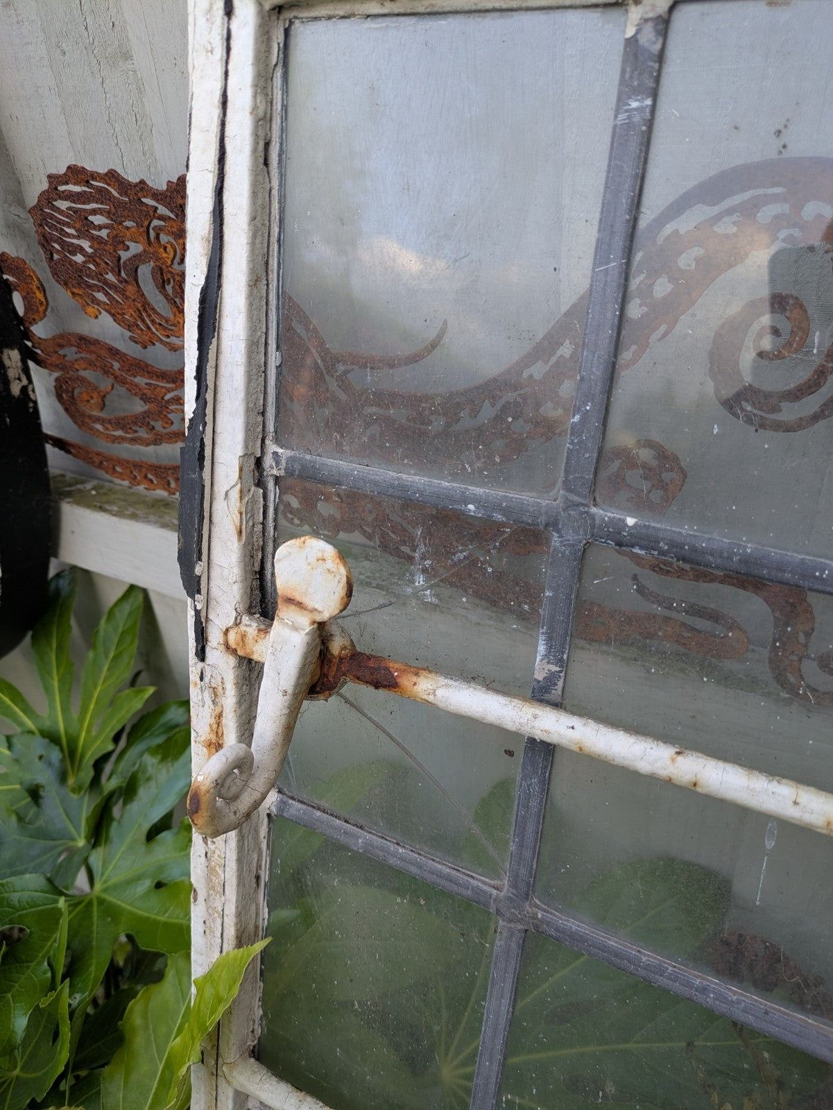 Crittall Steel Window 1930s Monkey Tail Handle Antique Vintage Reclaimed Salvage