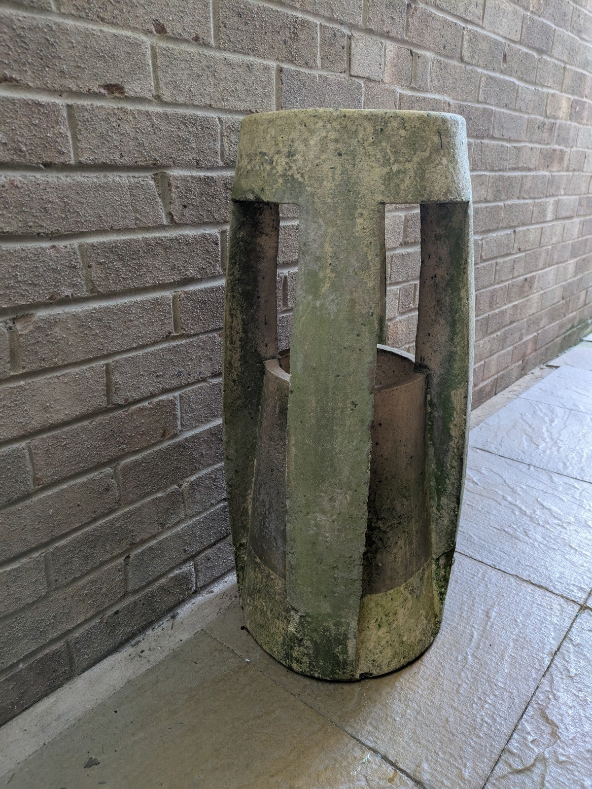 chimney pot Bird Feeder bath Fawcett Patent Down Draught Preventing Chimney Pot