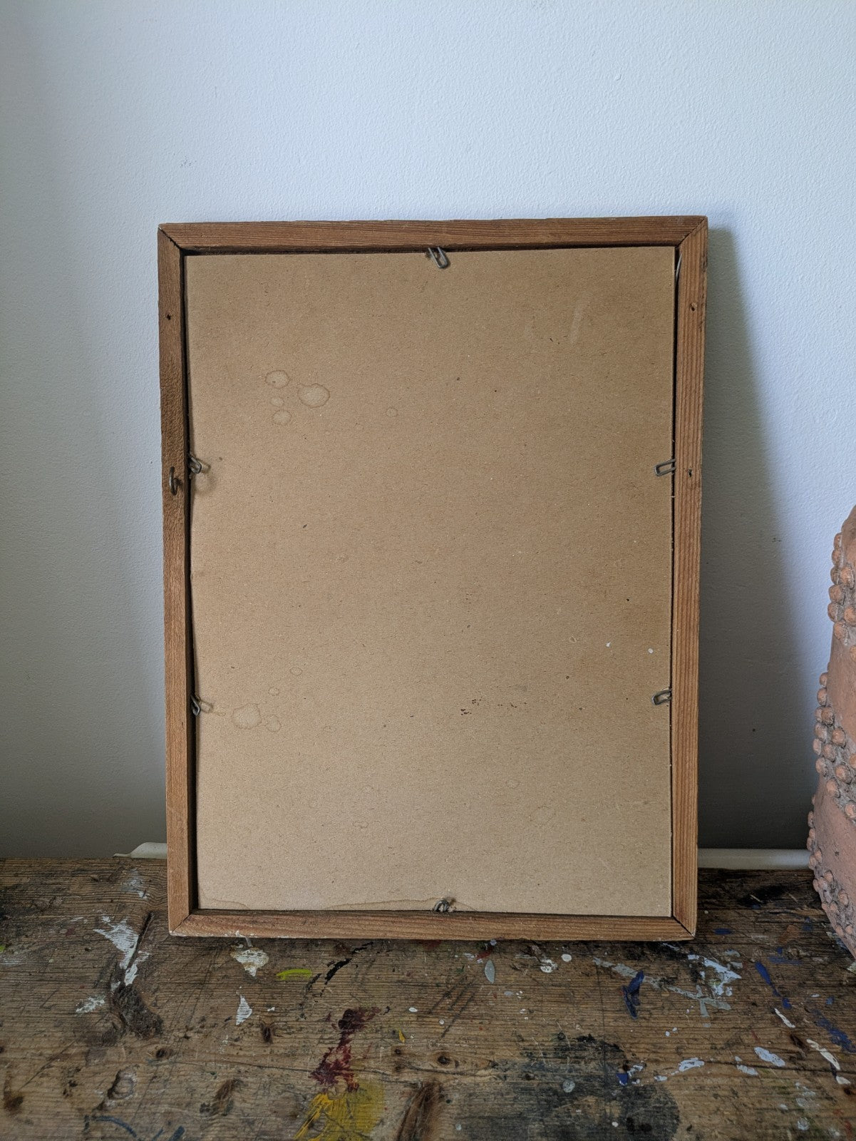 Vintage Chocolat Poulain French Advertising Mirror Picture Mancave Pub Prop Wall