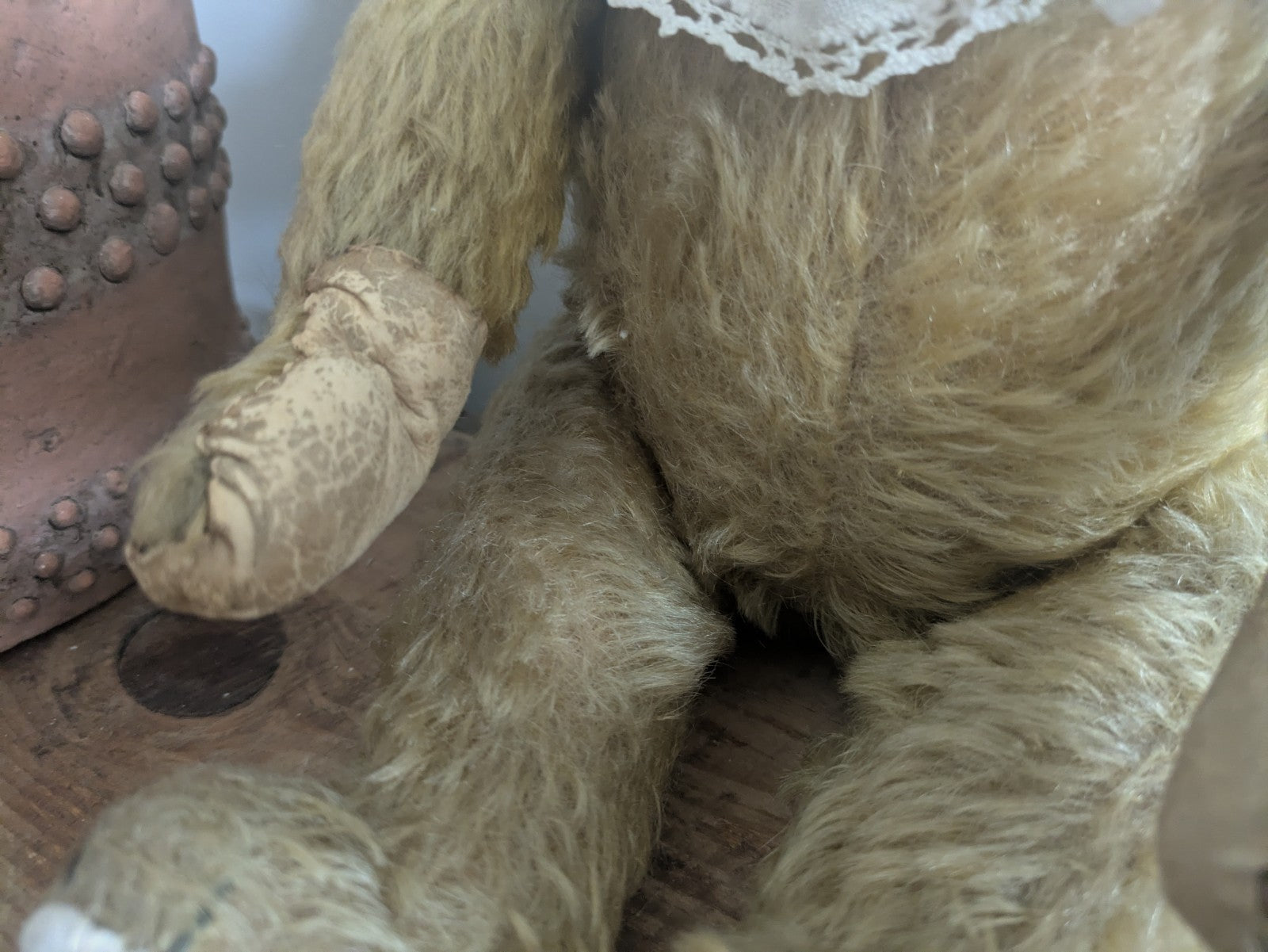 Antique Old Vintage Mohair Germany Bear 1930s Growler 40cmH Toy Teddy Bear Prop