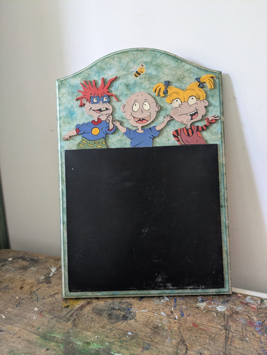 Vintage Rugrats Chalk Board Child's Writing Board Novelty Retro Nostalgic 90s 