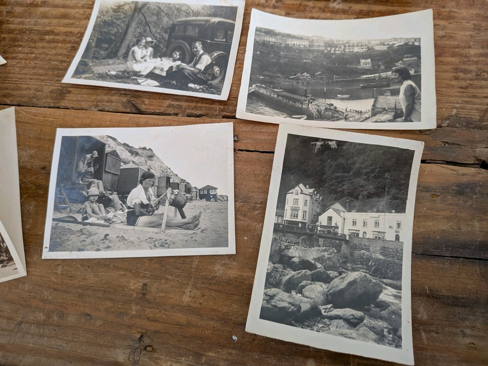 Vintage Photographs Ephemera Postcard Lot Watford Family Holiday Photos Vgc Old