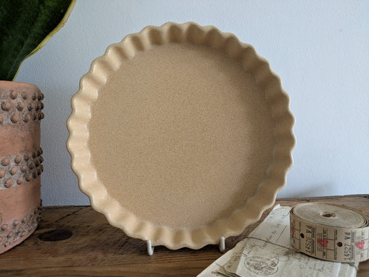 Emile Henry Flan Tart French Vintage Baking Dish Oven Serving Dish 24cm Round 