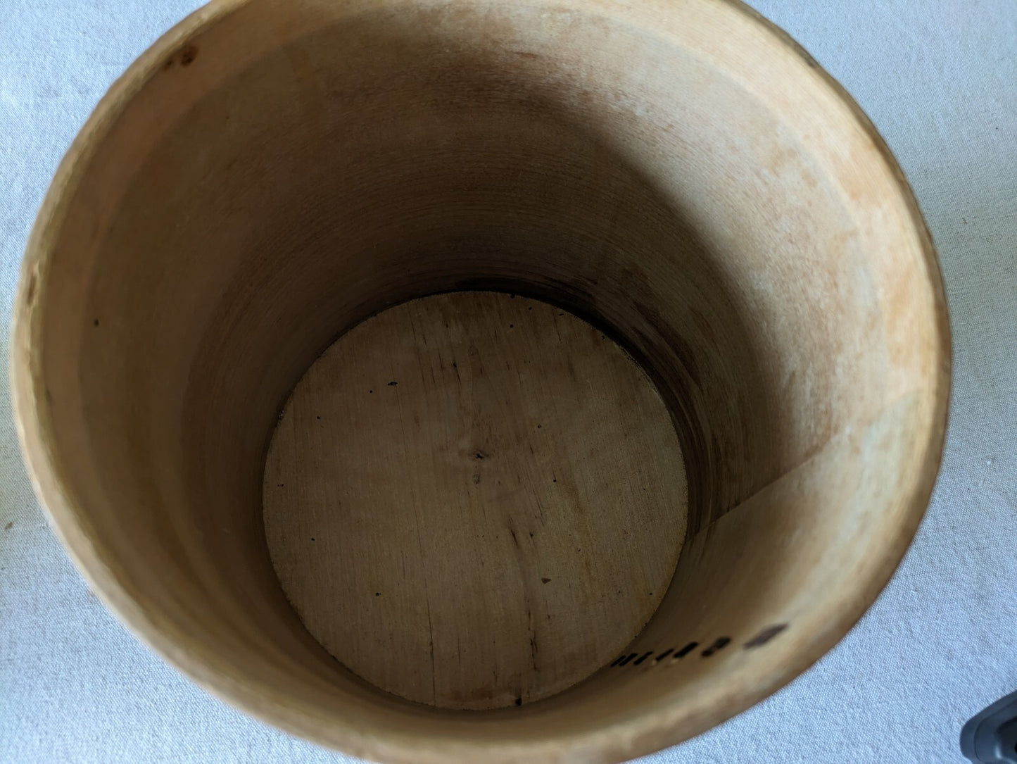Vtg Canister Set Fruit Wood Rustic Farm House Utensil Decor Bentwood Rare Pots