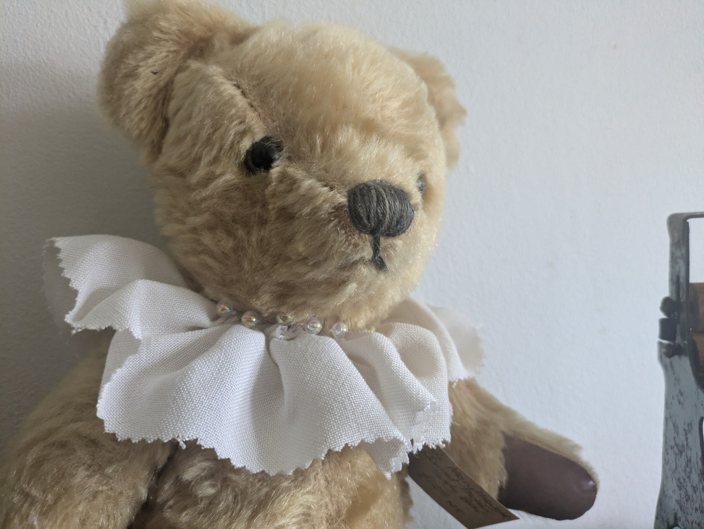 Antique Merrythought English Old 1930s Jointed Mohair Teddy Bear Arriculated Vgc