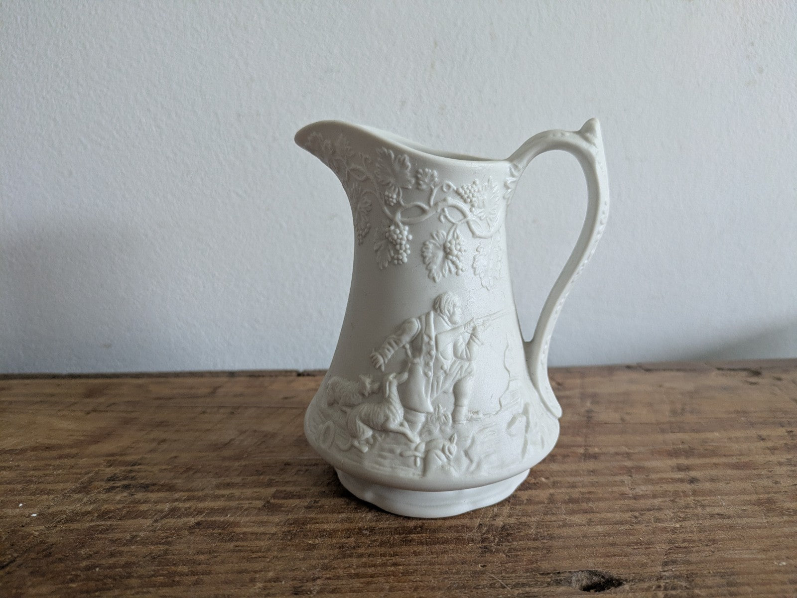 Classic Vintage White Portmeirion Parian Jug Small Creamer Milk Prop Porcelain 