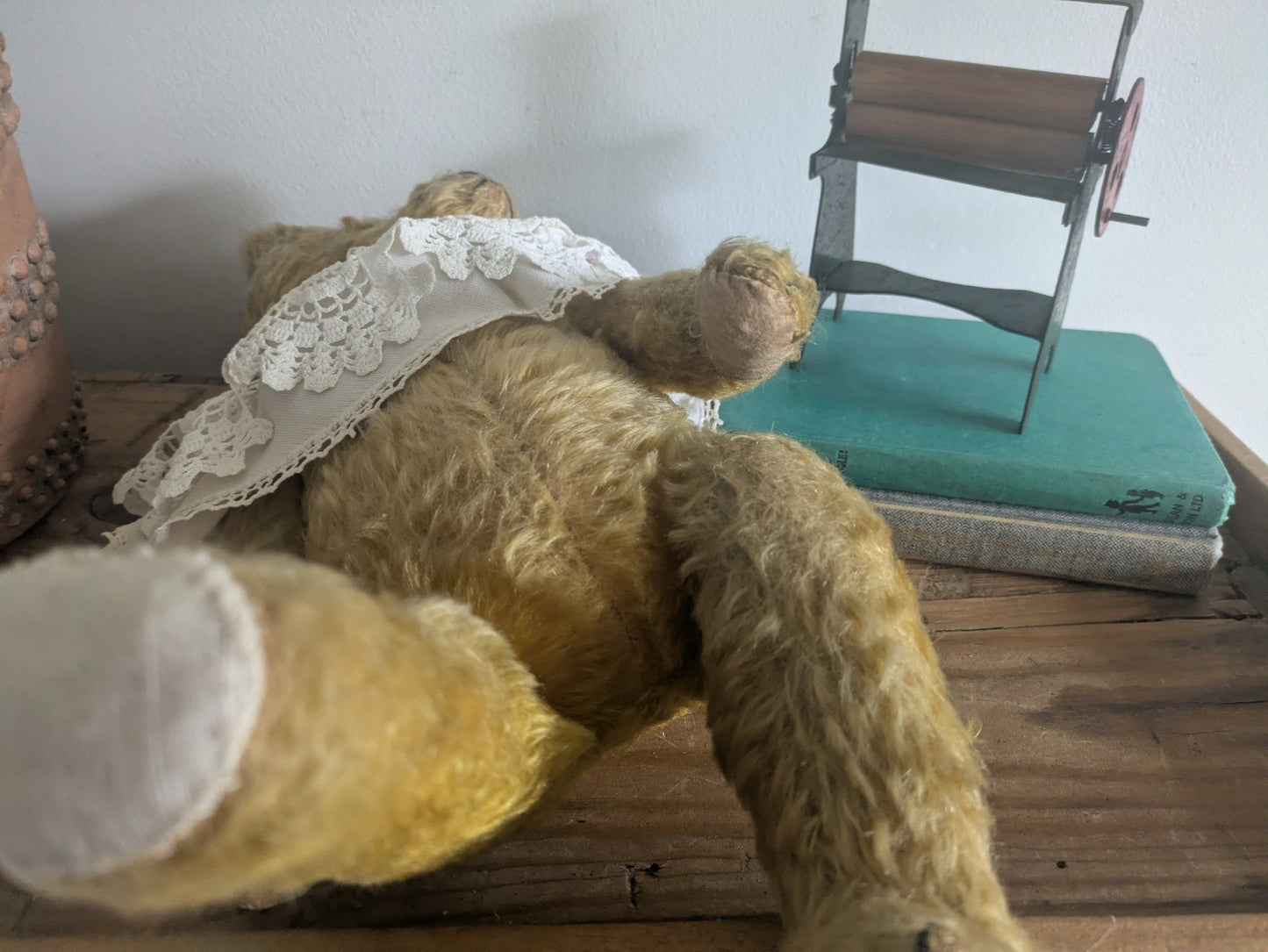 Antique Old Vintage Mohair Germany Bear 1930s Growler 40cmH Toy Teddy Bear Prop