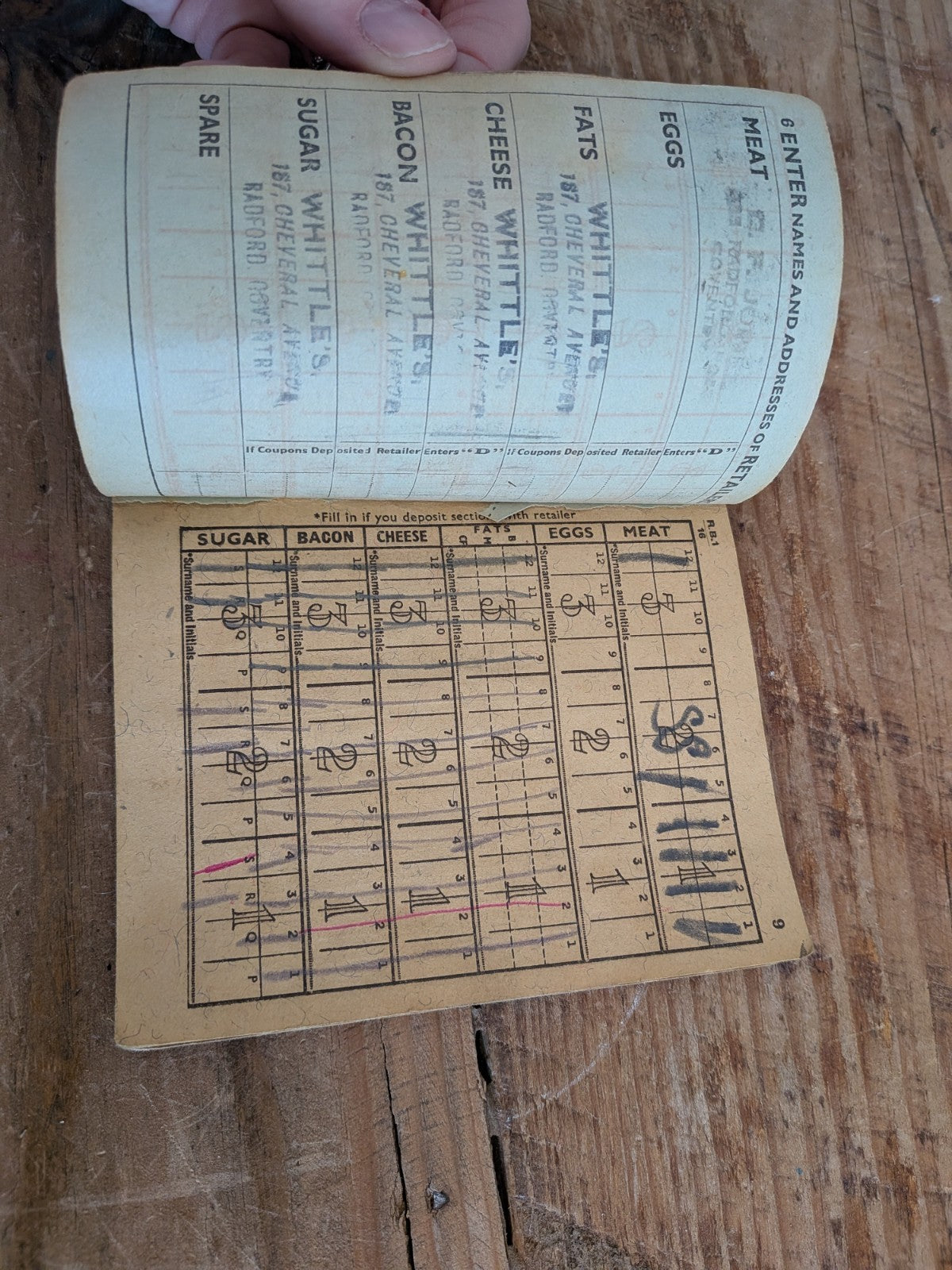 Ration Book 1953 - 1954 Vgc Ministry Of Food Rare Used Prop Paper Book Office