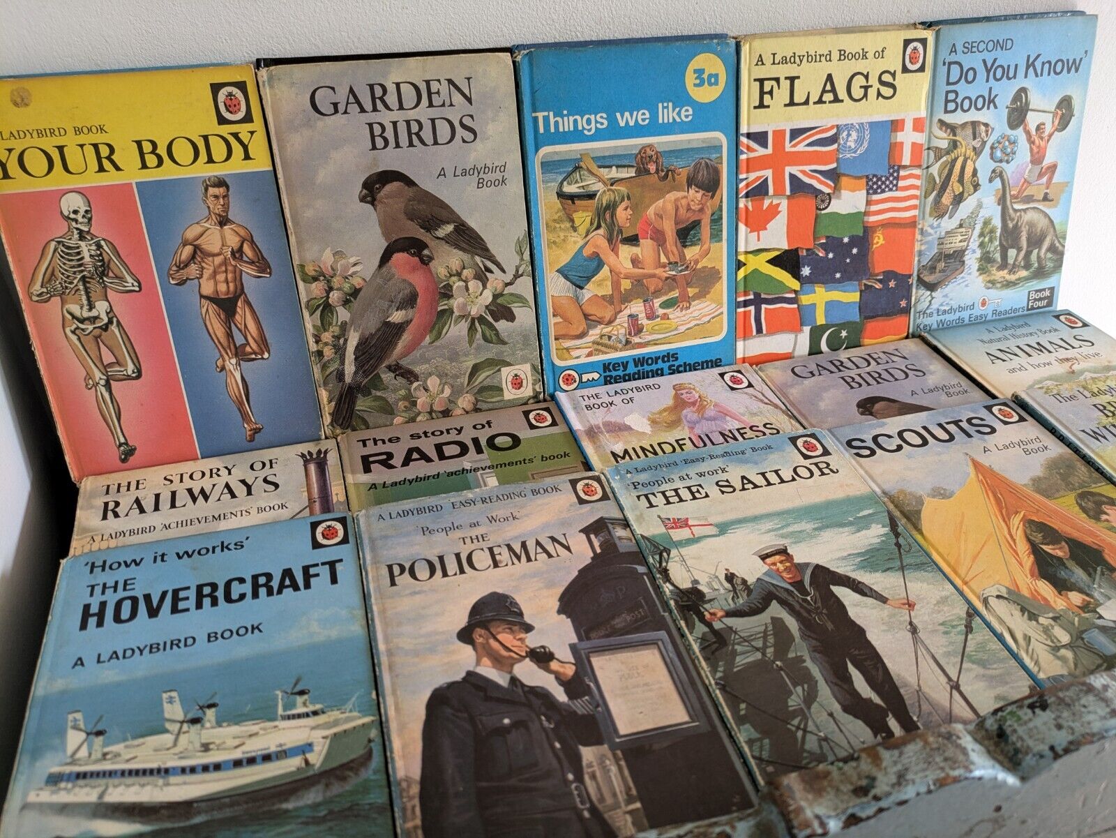 23x Ladybird Books BLUE Job Lot Mixed Collection Bundle Vintage For Children 