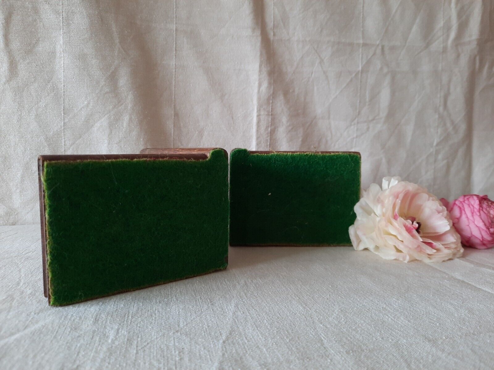 Stunning Original Oak Art Deco Antique Bookends Book design vintage pair old vtg