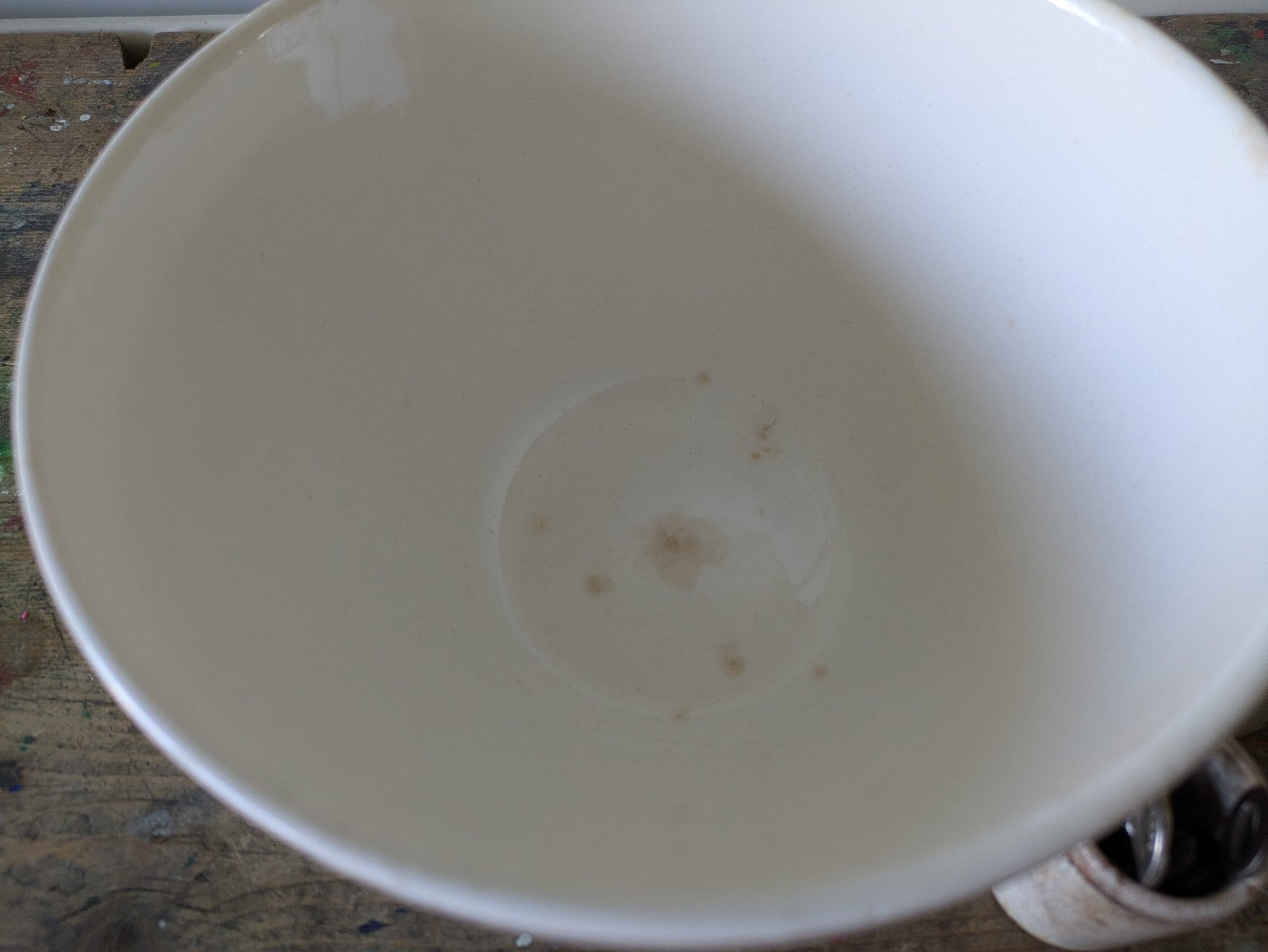 Antique Ironstone Pudding Bowl Kitchenalia Farmhouse Kitchen Pudding VTG Mixing