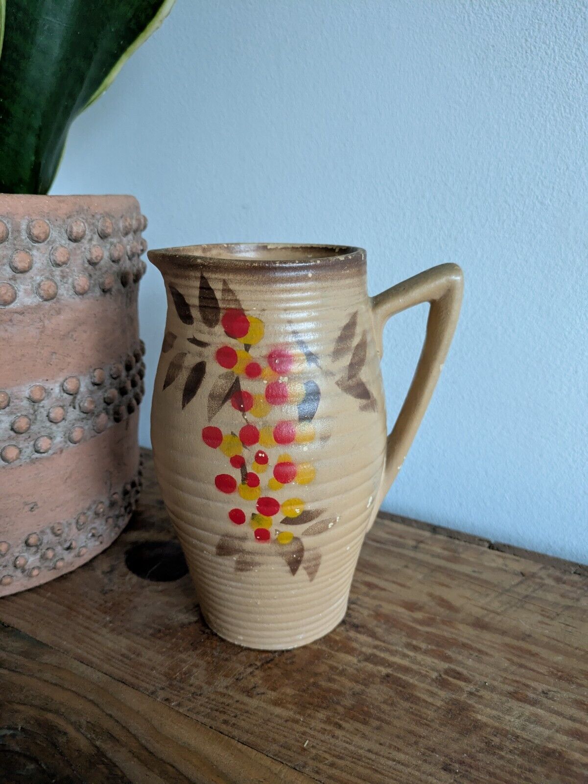 Antique Early Clarice Cliff Lynton Vase jug Art Deco 20s 30s England Pottery Old