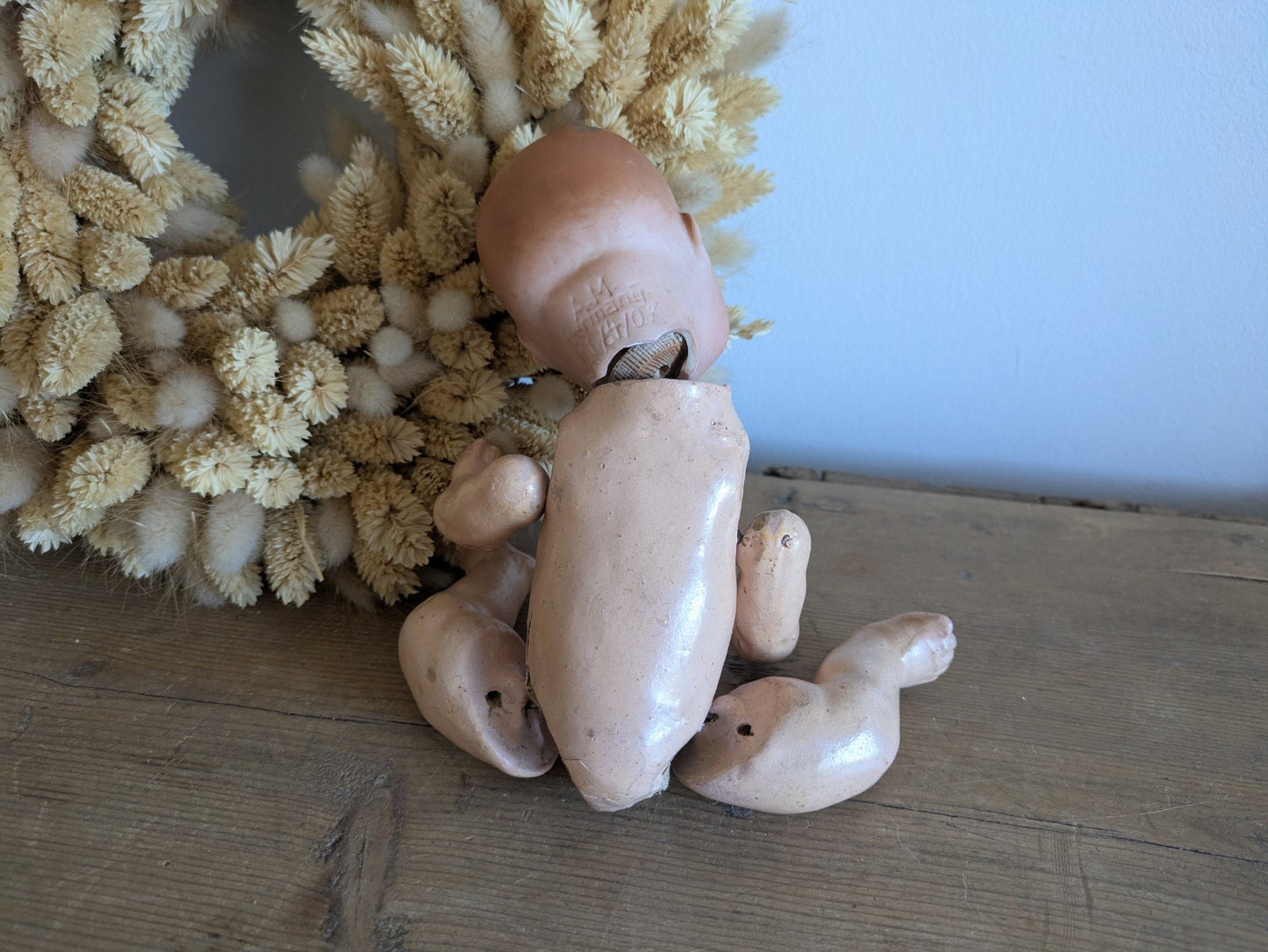 Armand Marseille Am Germany Antique Bisque Doll Baby Composite Body 351/4/0k Vtg