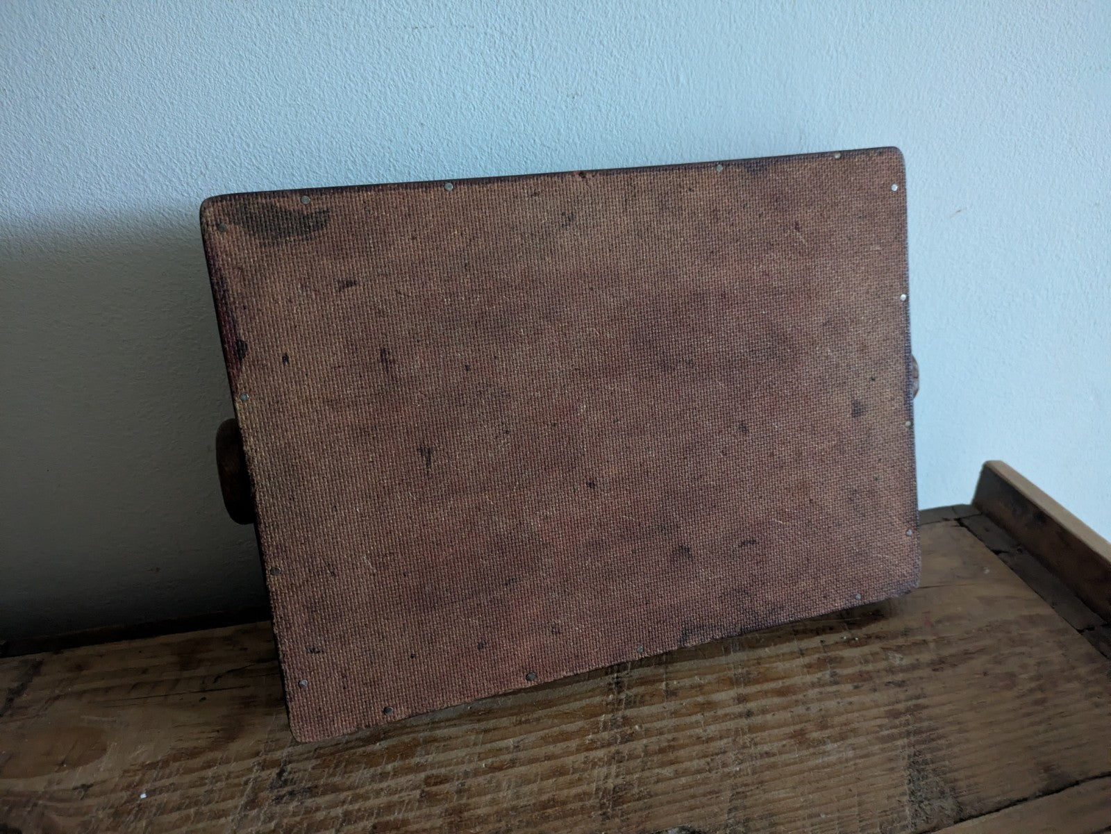 Antique Vintage Wood Tray Crate Box Craft Rare Original Old Trinket Desk Sewing 
