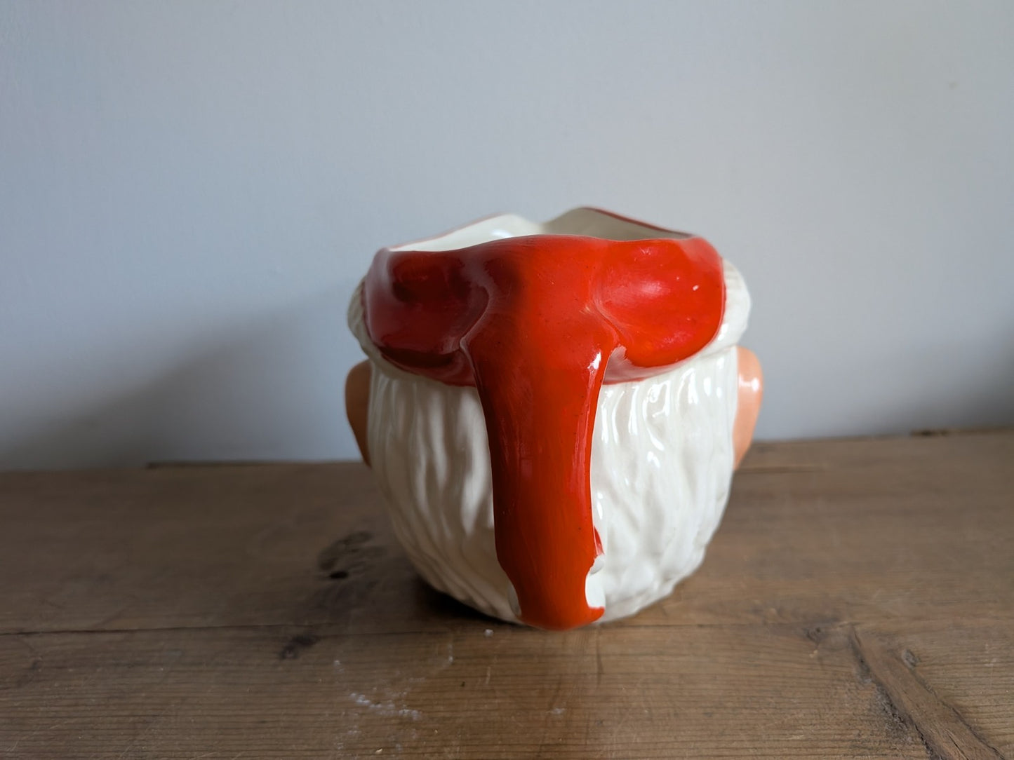 Vintage c.1950s Birds Custard Jug Father Christmas Jug Pitcher Serving Retro Old