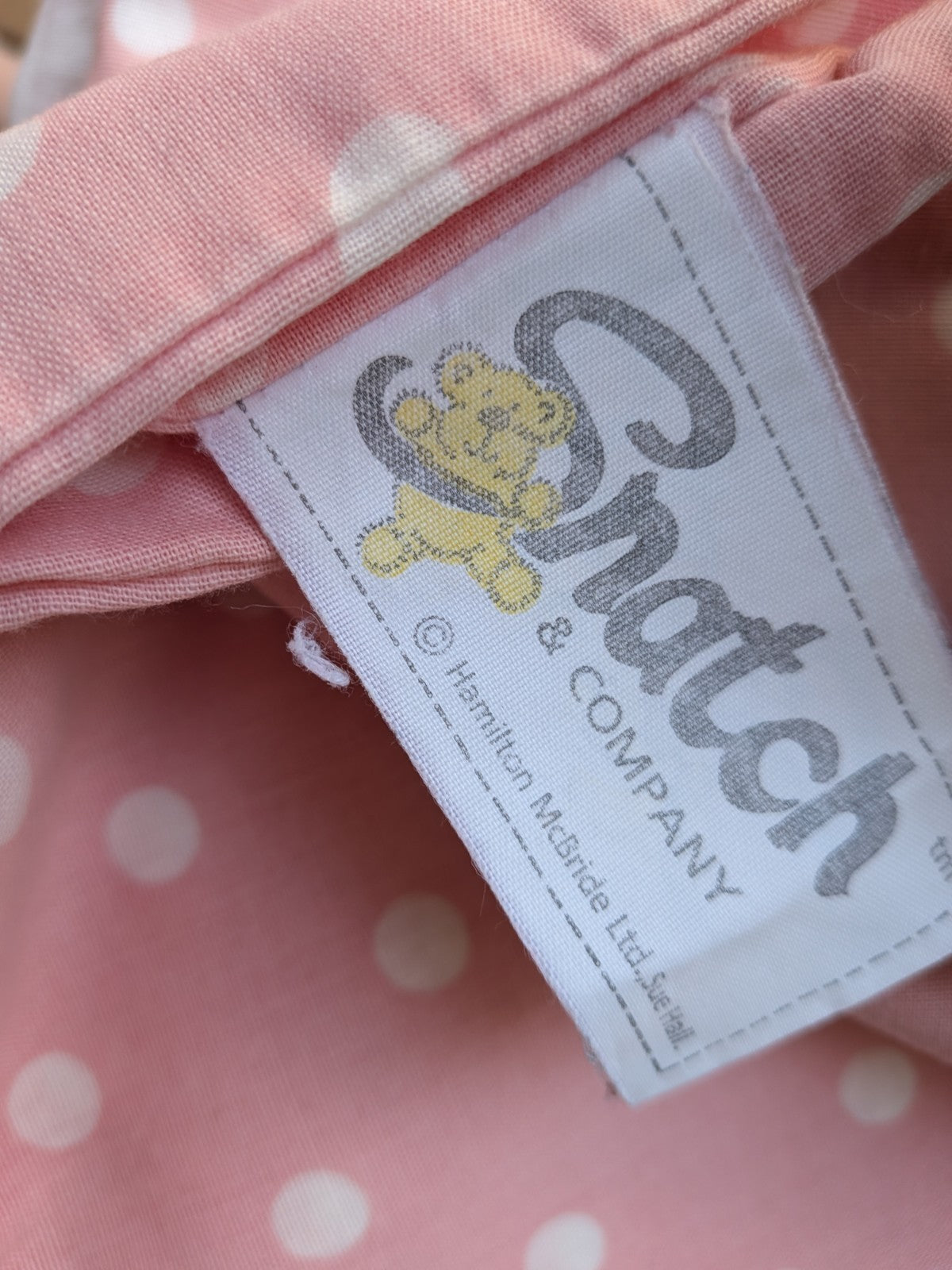 Snatch Dog Duvet Cover Pillowcase Vintage 90s Sue Hall Spots Fabric Set Sheet