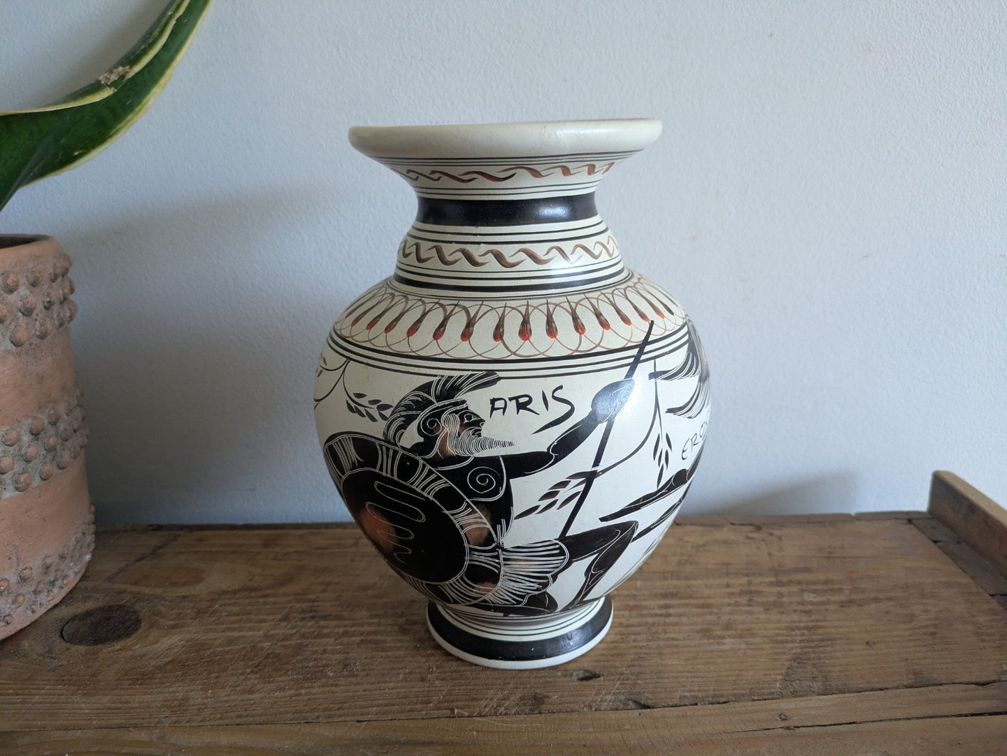 Museum Copy Rhodes Korrinthian Classical Period Pottery Vase Hand Made Modern