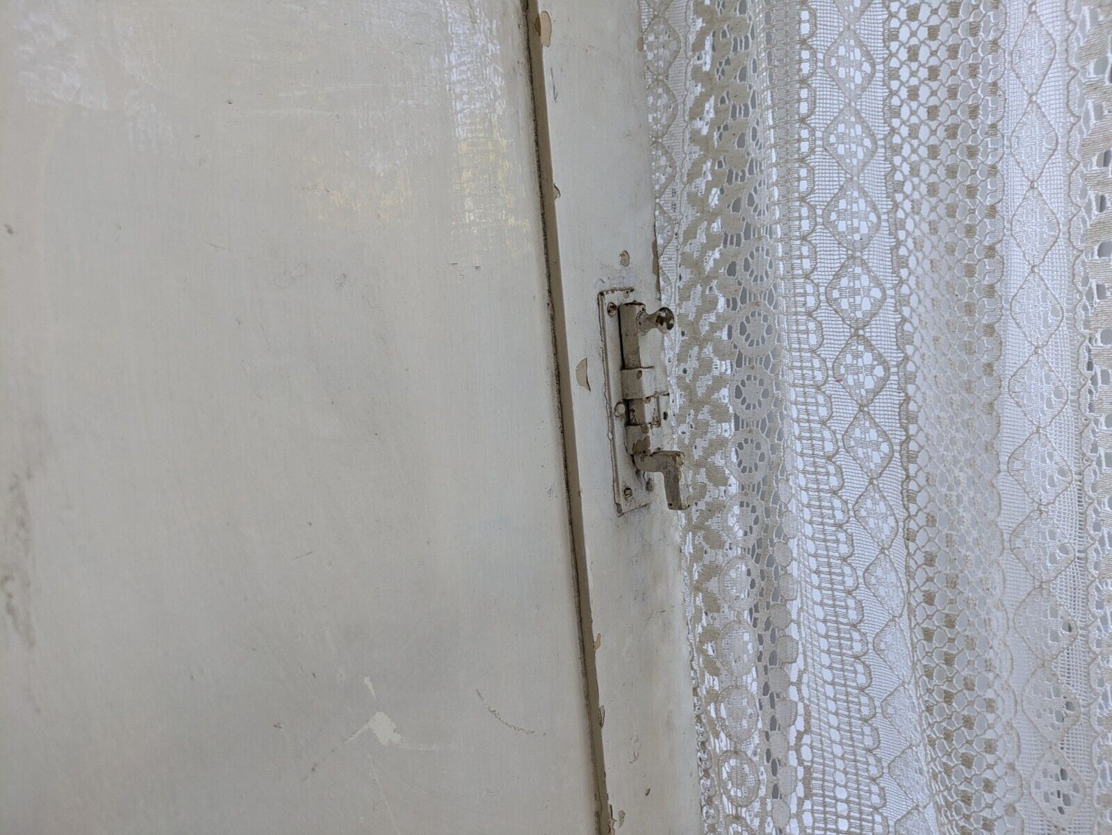 Pair Old Original Antique Victorian Period Cupboard Doors panels chippy paint!!!