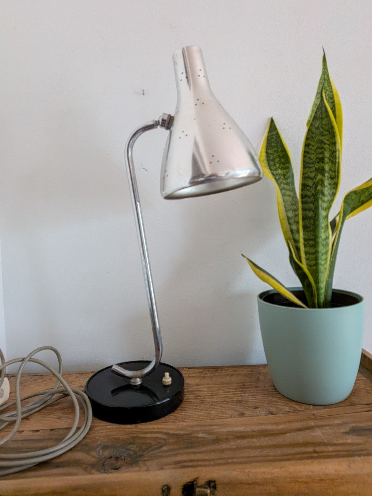 Anglepoise Prescolite Chrome Desk Lamp 1950s Mid Century Modernist Bakelite Rare