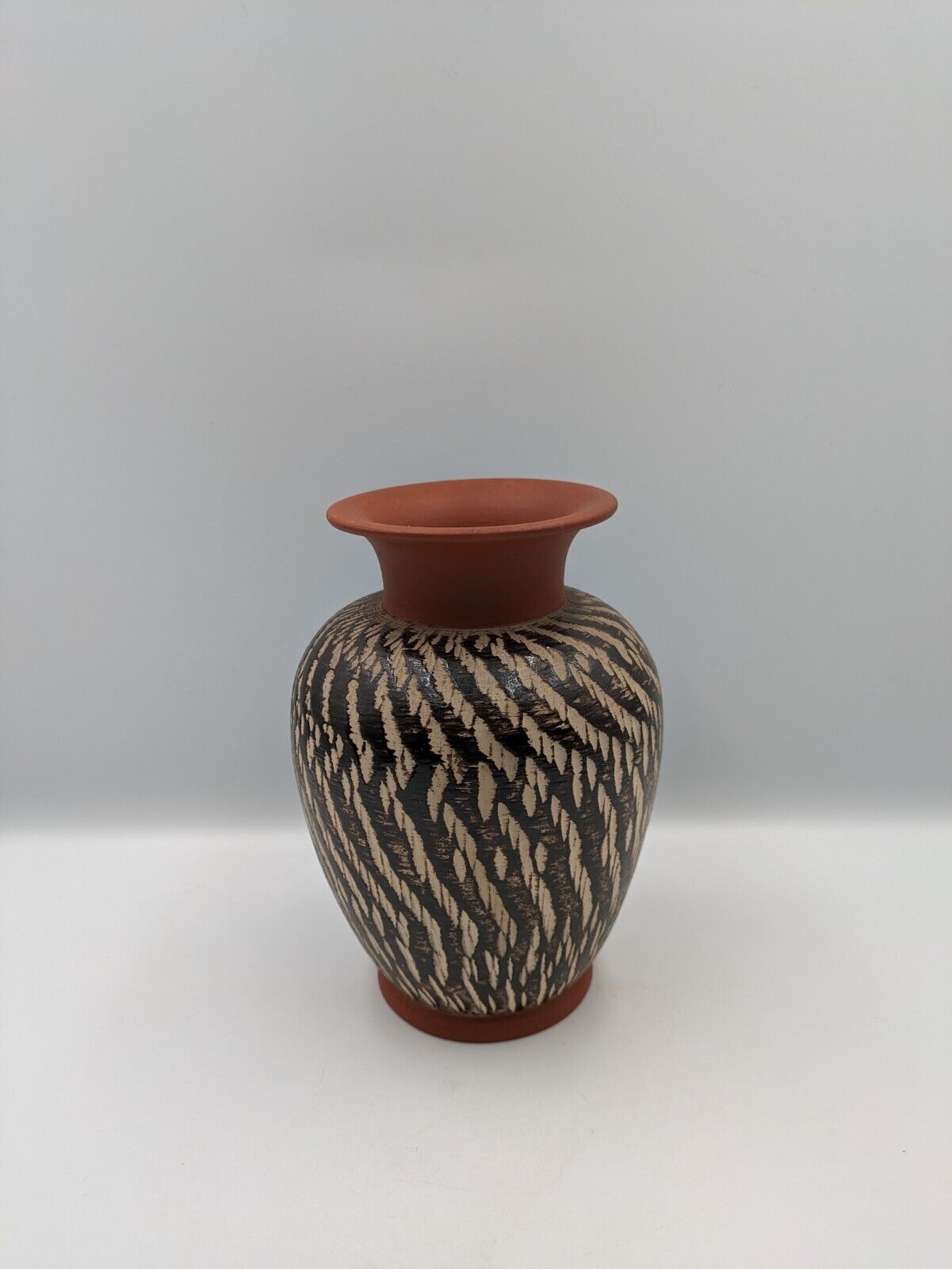 Vase Keramik WEKARA 9/ 17 Handarbeit 17cm Vintage German Pottery Mid Century Vgc