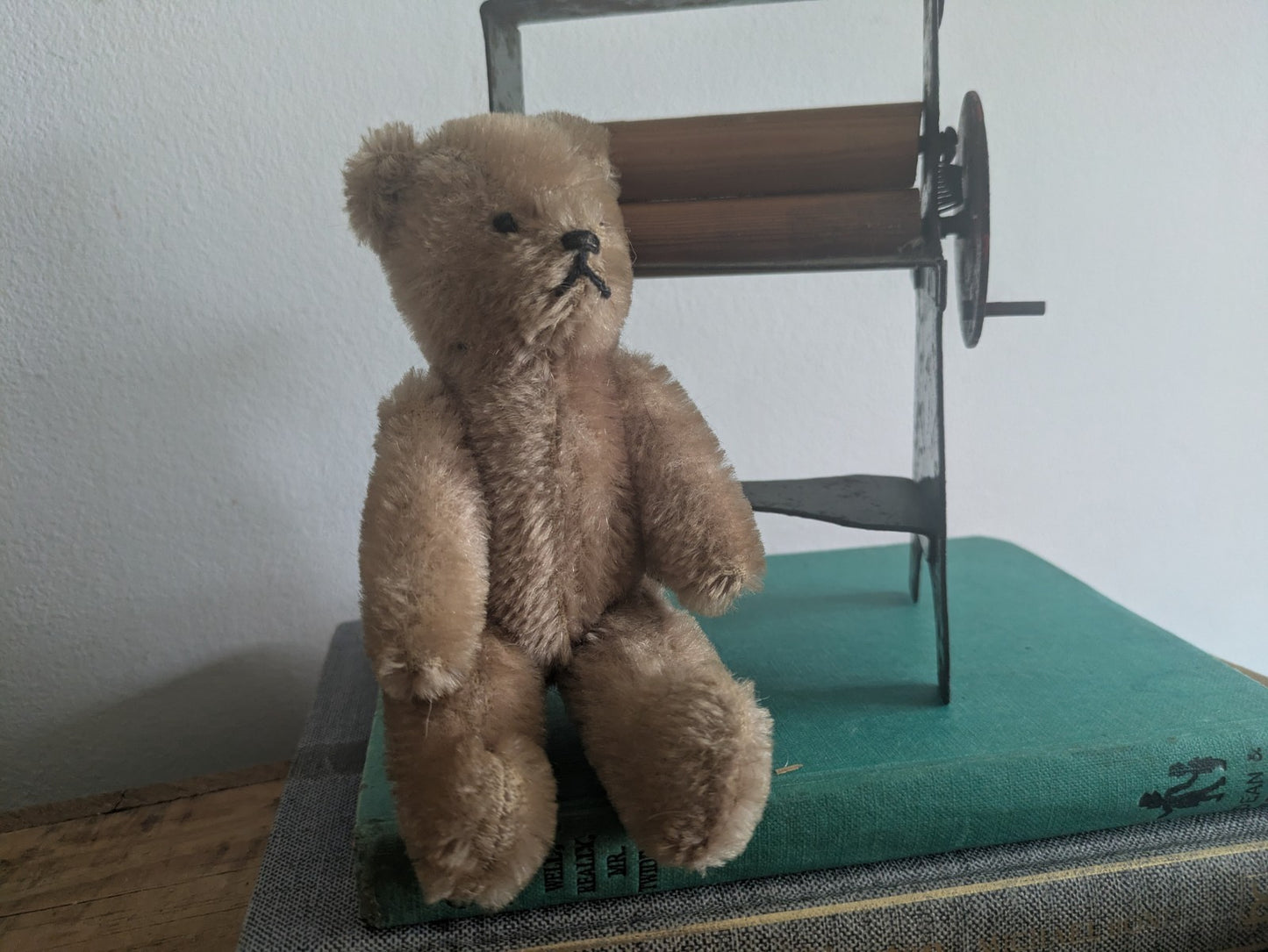 Vintage Mohair Miniature Small Schuco Bear Rare Articulated Jointed Tiny Vgc 