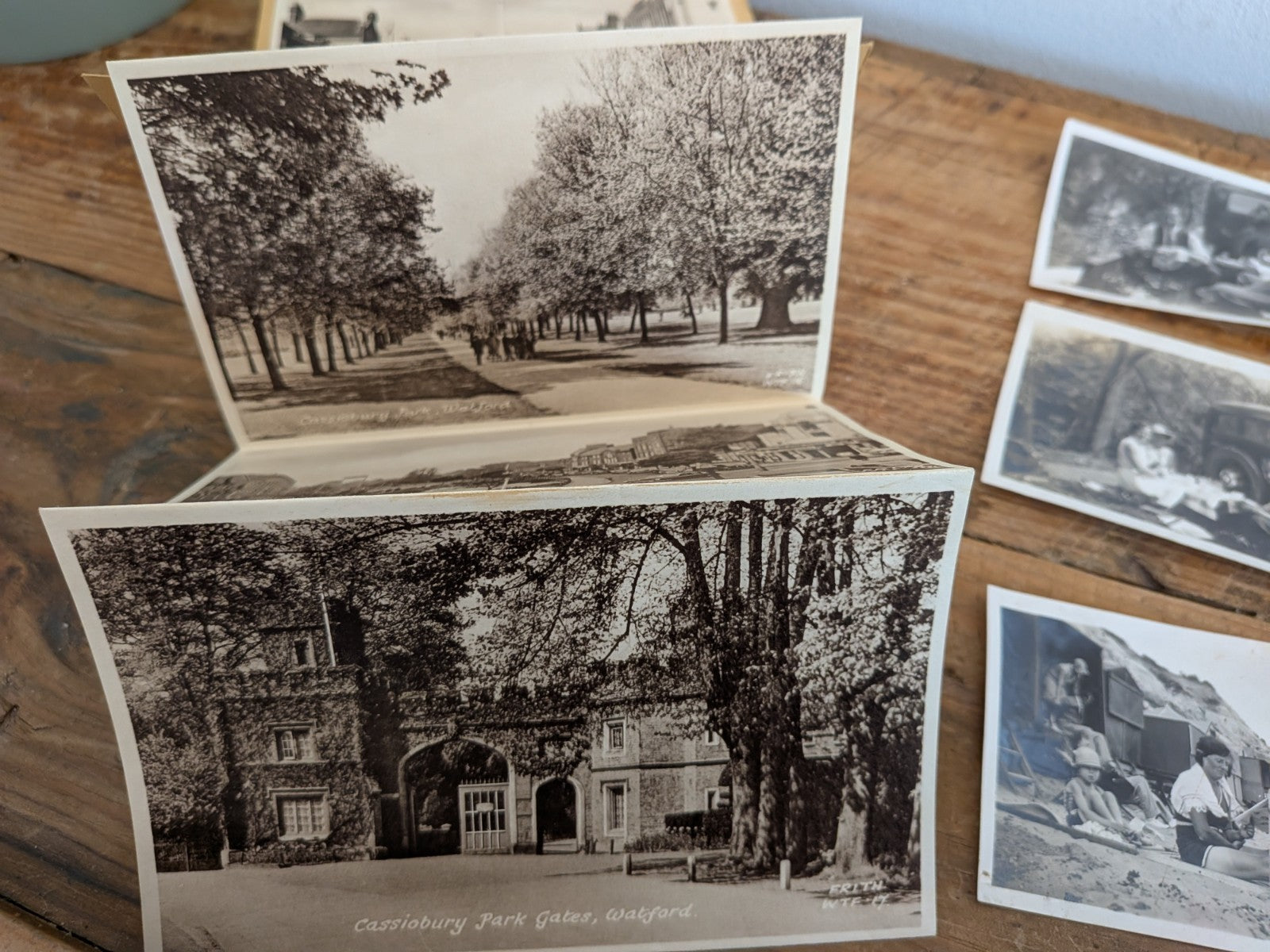 Vintage Photographs Ephemera Postcard Lot Watford Family Holiday Photos Vgc Old