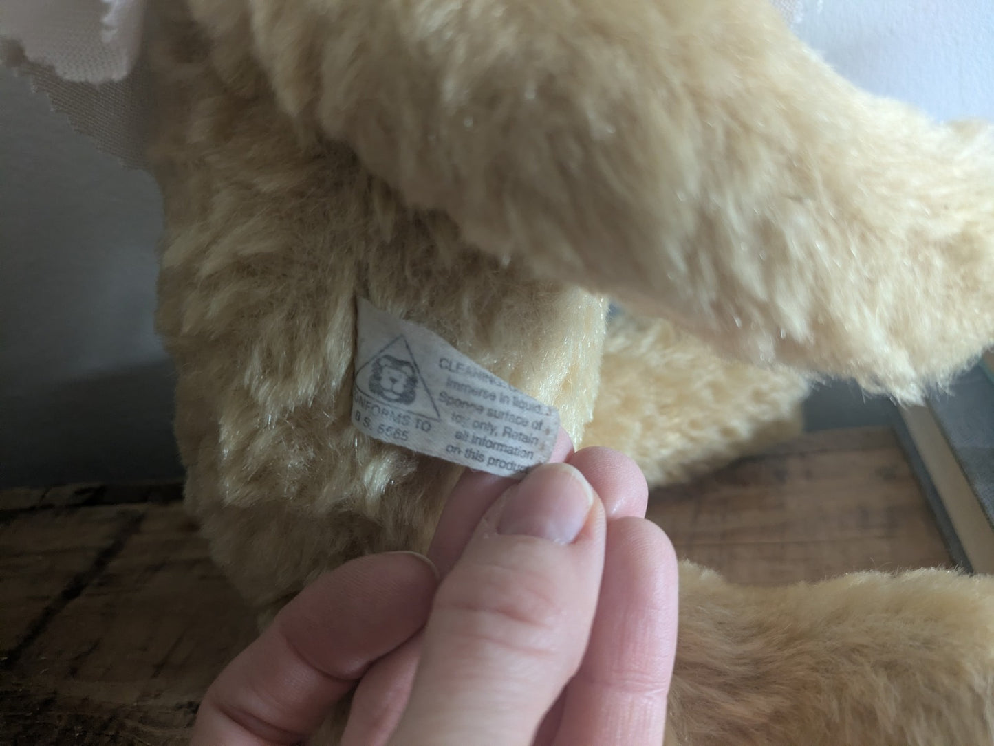 Antique Merrythought English Old 1930s Jointed Mohair Teddy Bear Arriculated Vgc